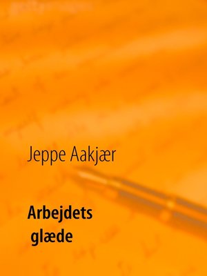 cover image of Arbejdets glæde